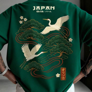 over size print t shirt